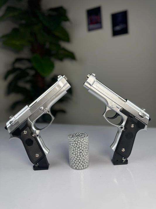 P Beretta 6mm BB Airsoft Toy – Realistic Metal Finish Toy